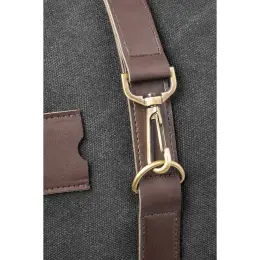 Hamilton Canvas Overnight Bag Close Up